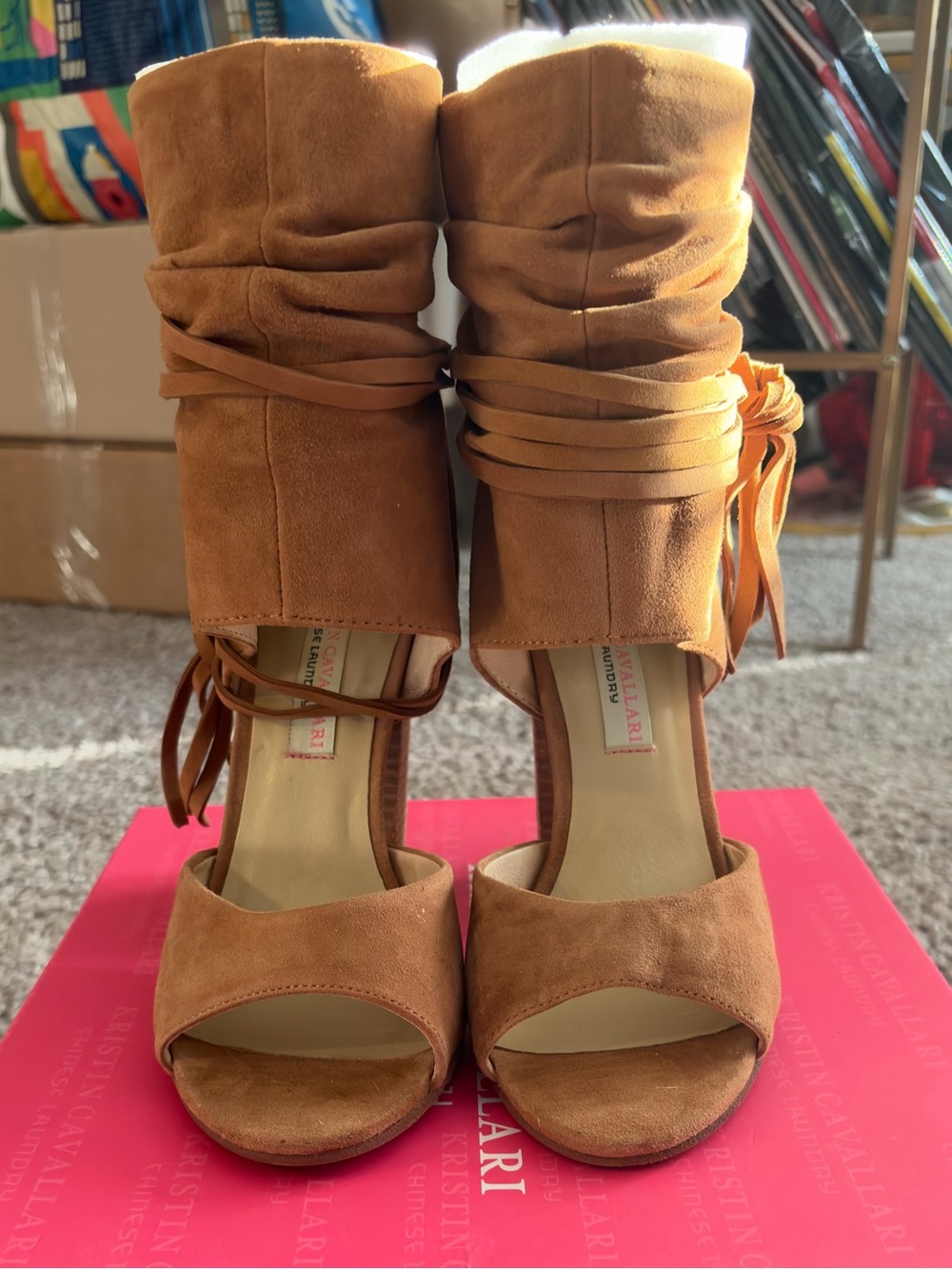 Kristin Cavallari Chinese Laundry ankle boots with ruched detailing - Picture 2 of 5